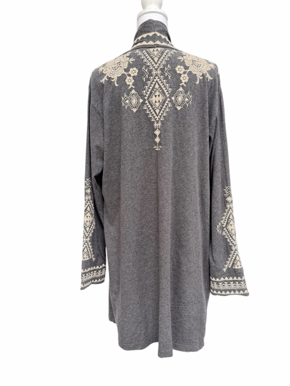 JOHNNY WAS | Tulia Embroidered Duster Cardigan - Picture 4 of 6